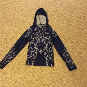 Athleta quarter zip with hood size medium.
